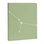 Cancer Zodiac Star Constellation Line Art Soft Green Canvas Print Gallery Image 8