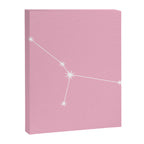 Cancer Zodiac Star Constellation Line Art Soft Pink Canvas Print Gallery Image 8