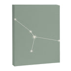 Cancer Zodiac Star Constellation Line Art Soft Sage Canvas Print Gallery Image 8
