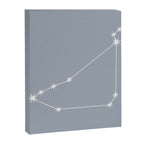 Capricorn Zodiac Star Constellation Line Art Blue Grey Canvas Print Gallery Image 8