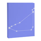 Capricorn Zodiac Star Constellation Line Art Pastel Purple Canvas Print Gallery Image 8