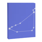 Capricorn Zodiac Star Constellation Line Art Periwinkle Purple Canvas Print Gallery Image 8