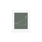 Capricorn Zodiac Star Constellation Line Art Sage Art Print Gallery Image 1