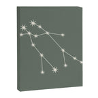 Gemini Zodiac Star Constellation Line Art Sage Canvas Print Gallery Image 8
