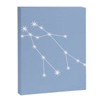 Gemini Zodiac Star Constellation Line Art Sky Blue Canvas Print Gallery Image 8