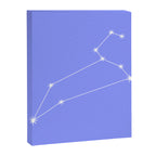Leo Zodiac Star Constellation Line Art Pastel Purple Canvas Print Gallery Image 8
