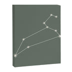 Leo Zodiac Star Constellation Line Art Sage Canvas Print Gallery Image 8
