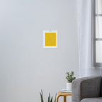 Libra Zodiac Star Constellation Line Art Bright Yellow Art Print Gallery Image 3