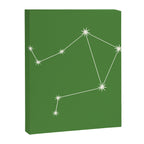 Libra Zodiac Star Constellation Line Art Kelly Green Canvas Print Gallery Image 8