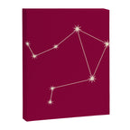 Libra Zodiac Star Constellation Line Art Magenta Pink Canvas Print Gallery Image 8
