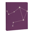 Libra Zodiac Star Constellation Line Art Mauve Purple Canvas Print Gallery Image 8