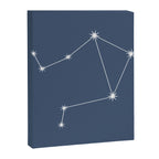 Libra Zodiac Star Constellation Line Art Neutral Blue Canvas Print Gallery Image 8
