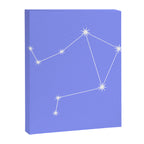 Libra Zodiac Star Constellation Line Art Pastel Purple Canvas Print Gallery Image 8