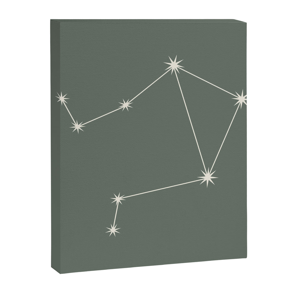 Libra Zodiac Star Constellation Line Art Sage Canvas Print Gallery Image 8