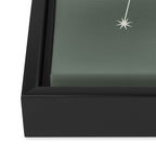 Libra Zodiac Star Constellation Line Art Sage Framed Canvas Print Gallery Image 3