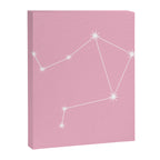 Libra Zodiac Star Constellation Line Art Soft Pink Canvas Print Gallery Image 8