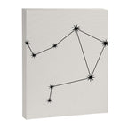 Libra Zodiac Star Constellation Line Art White Canvas Print Gallery Image 8
