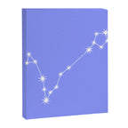 Pisces Zodiac Star Constellation Line Art Pastel Purple Canvas Print Gallery Image 8
