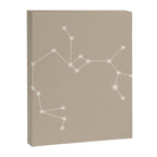 Sagittarius Zodiac Star Constellation Line Art Beige Canvas Print Gallery Image 8