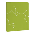 Sagittarius Zodiac Star Constellation Line Art Chartreuse Green Canvas Print Gallery Image 8