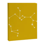Sagittarius Zodiac Star Constellation Line Art Golden Yellow Canvas Print Gallery Image 8