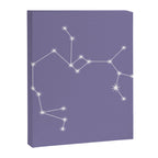 Sagittarius Zodiac Star Constellation Line Art Lavender Purple Canvas Print Gallery Image 8