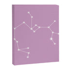 Sagittarius Zodiac Star Constellation Line Art Pastel Lilac Canvas Print Gallery Image 8
