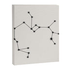 Sagittarius Zodiac Star Constellation Line Art White Canvas Print Gallery Image 8