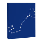 Scorpio Zodiac Star Constellation Line Art Dark Blue Canvas Print Gallery Image 8