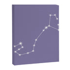Scorpio Zodiac Star Constellation Line Art Lavender Purple Canvas Print Gallery Image 8