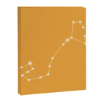 Scorpio Zodiac Star Constellation Line Art Peach Orange Canvas Print Gallery Image 8