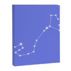 Scorpio Zodiac Star Constellation Line Art Periwinkle Purple Canvas Print Gallery Image 8