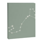 Scorpio Zodiac Star Constellation Line Art Soft Sage Canvas Print Gallery Image 8