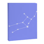 Virgo Zodiac Star Constellation Line Art Pastel Purple Canvas Print Gallery Image 8