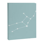 Virgo Zodiac Star Constellation Line Art Pastel Teal Canvas Print Gallery Image 8