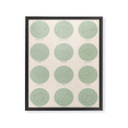 Zodiac Constellations - Sage Green Framed Canvas Print Gallery Image 6