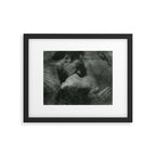 1912, The Kiss, Lovers black and white photography by Anne Brigmann Framed Art Print Gallery Image 4
