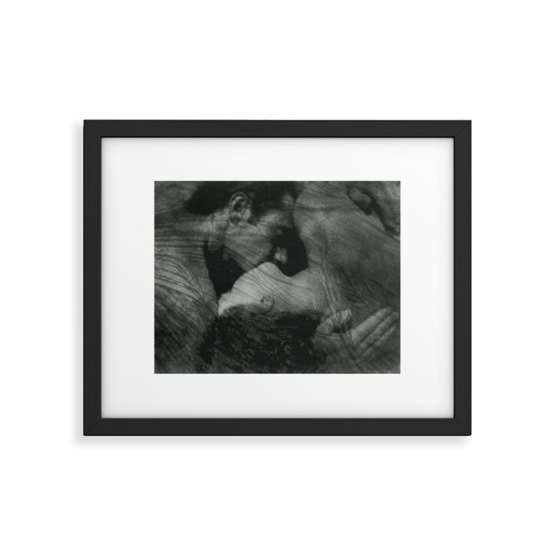 1912, The Kiss, Lovers black and white photography by Anne Brigmann Framed Art Print Gallery Image 4