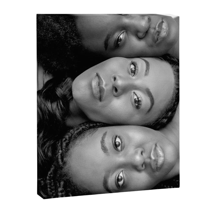 African American Women in black and white Canvas Print Gallery Image 1