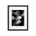 Ballerinas getting ready for the big performance black and white photograph - photographs Framed Art Print Gallery Image 5