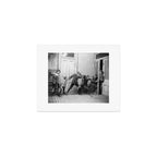 Boys will be boys funny school boys rough housing black and white vintage photograph by Fitz Guerin Art Print Gallery Image 1