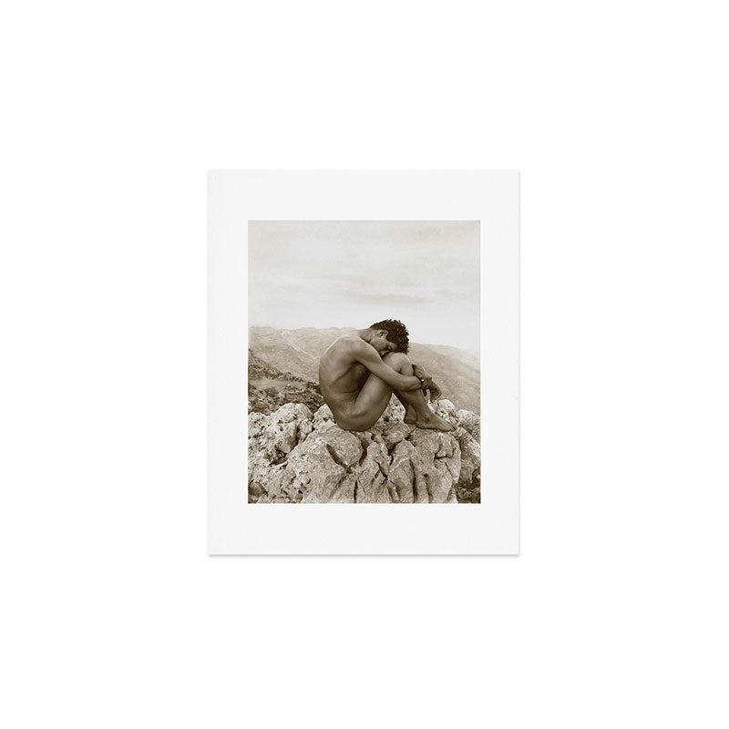 'Caino' Male Nude black and white photograph / black and white photography by Wilhem von Gloeden Art Print Gallery Image 1