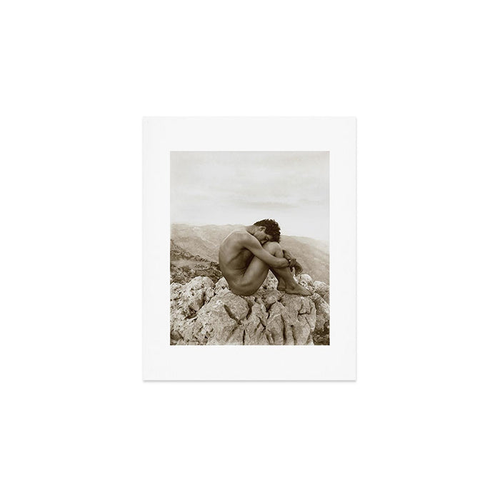 'Caino' Male Nude black and white photograph / black and white photography by Wilhem von Gloeden Art Print Gallery Image 1