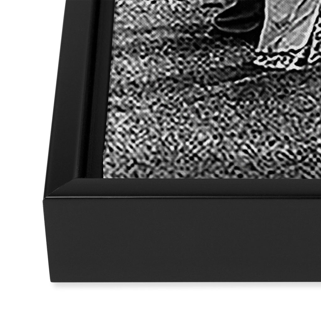 Circle Of Witches, Natchez Trace Vintage Women Dancing black and white photograph - photography - photographs Framed Canvas Print Gallery Image 3