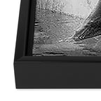 Dip your toes into the water, female form black and white photography - photographs Framed Canvas Print Gallery Image 3