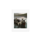 Dogs on a boat II color canine photograph portrait - photographs - photography Art Print Gallery Image 1