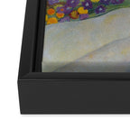 Gustav Klimt - The Mermaids II with poppies oceanic / floral portrait painting Framed Canvas Print Gallery Image 3