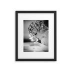 Jazz Age Blond Sipping Champagne black and white photograph / photography Framed Art Print Gallery Image 5