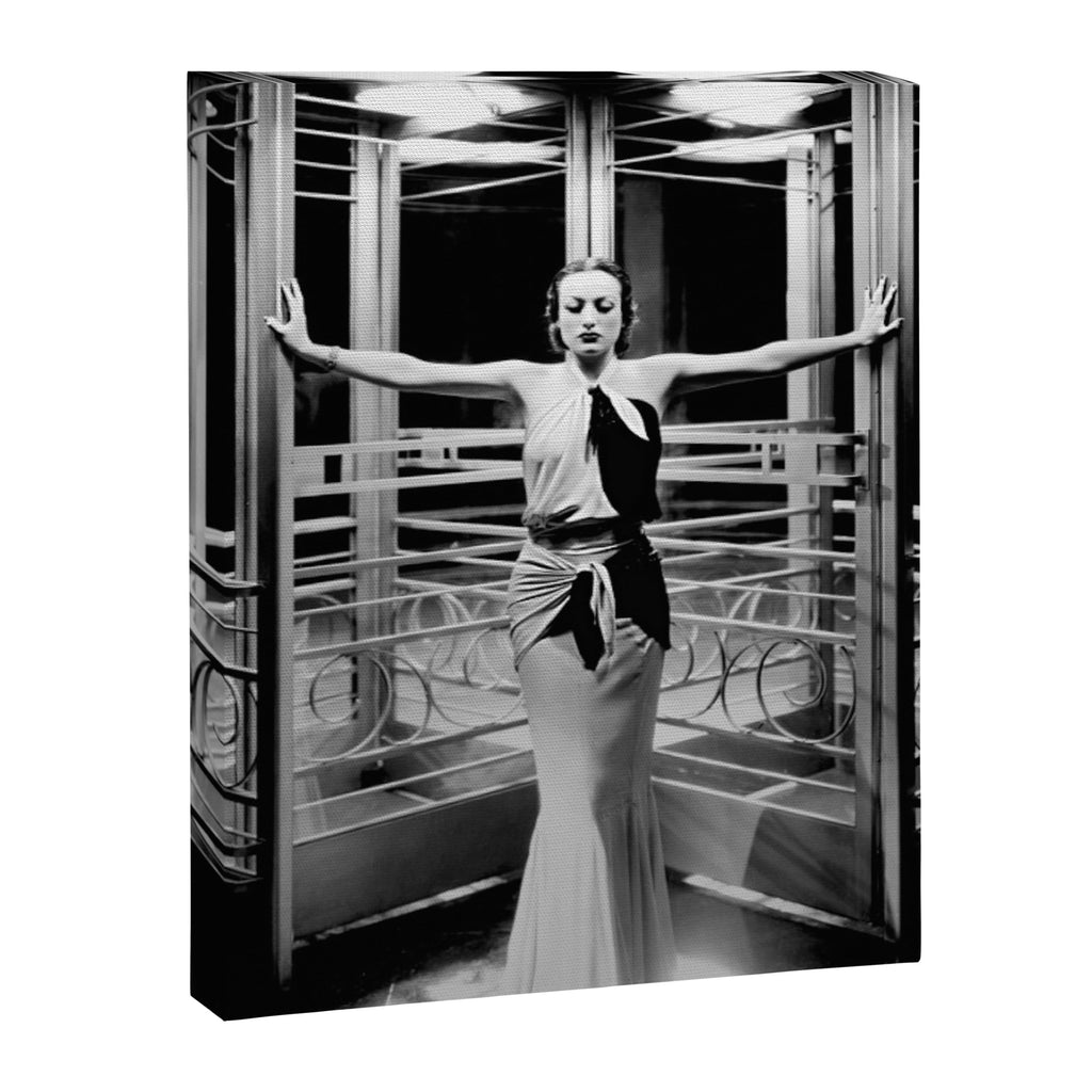 Joan Crawford, Hollywood Starlet Grand Hotel black and white photograph / art photography Canvas Print Gallery Image 8