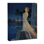 Melody of Ancient Egypt Art Deco romantic female figure by the River Nile painting by Henry Clive Canvas Print Gallery Image 8